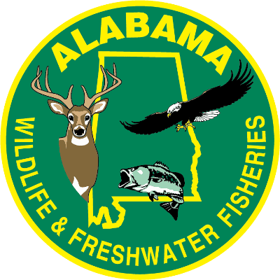 Alabama WIldlife and Freshwater Fiesheries Division logo.